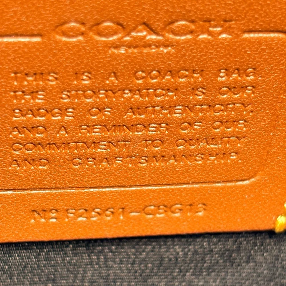 Coach Racer Gunmetal/Charcoal/Black Crossbody Bag - Picture 13 of 15